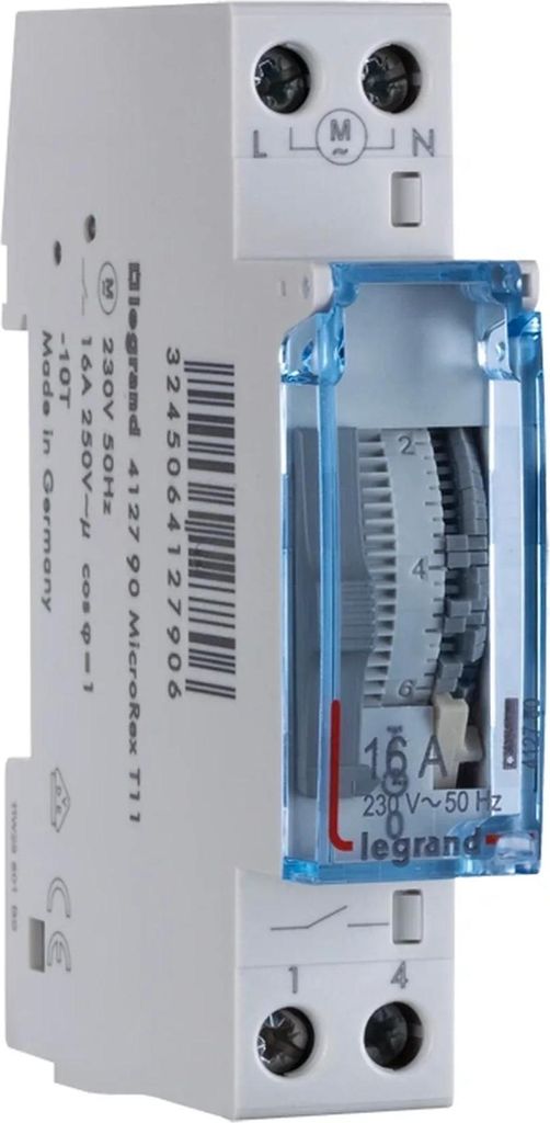 Legrand MicroRex QT11, analogový denní časový spínač s Obrázek produktu 