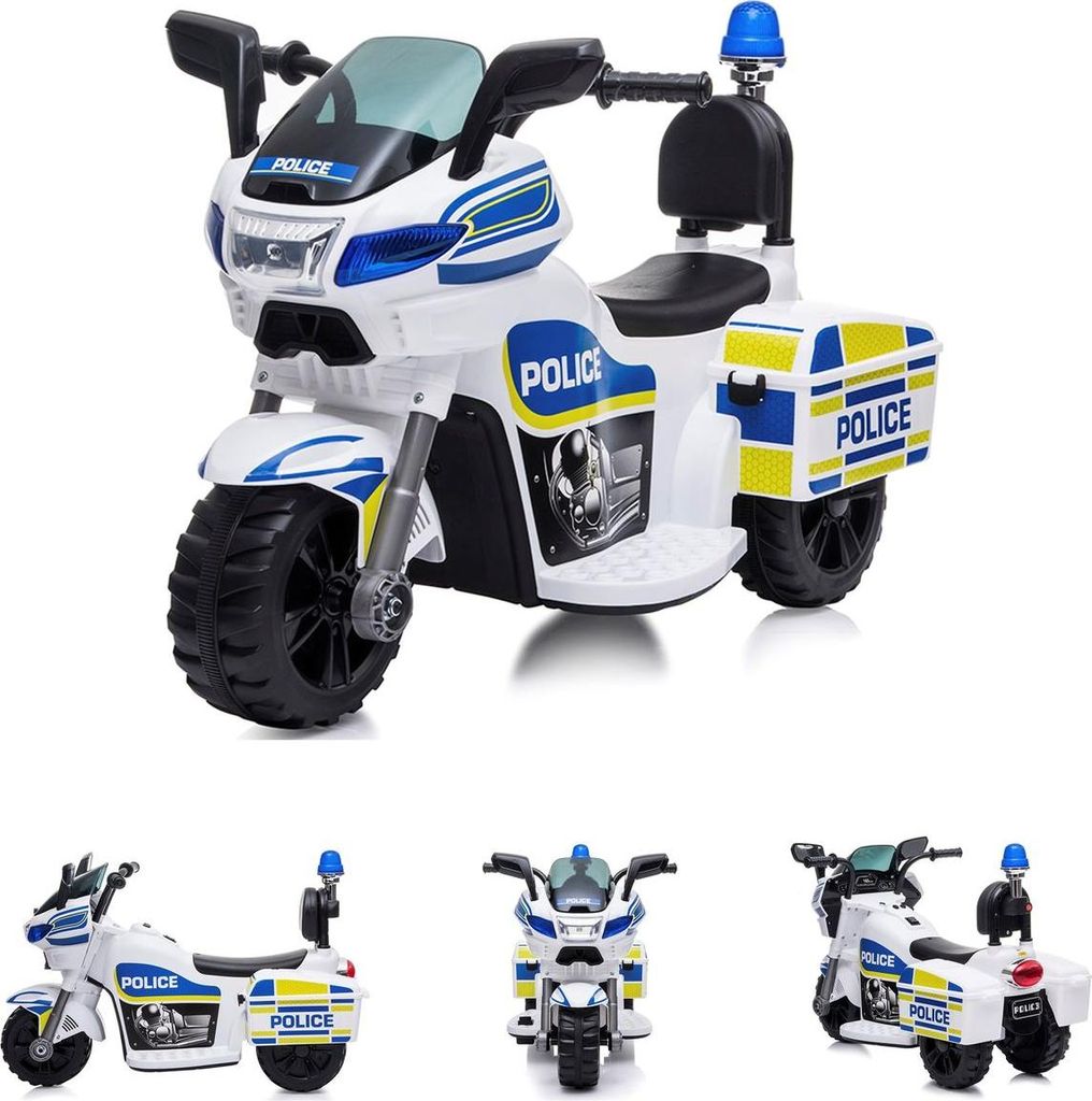 Chipolino Kinder Elektromotorrad Police 3 Räder Produktbild 