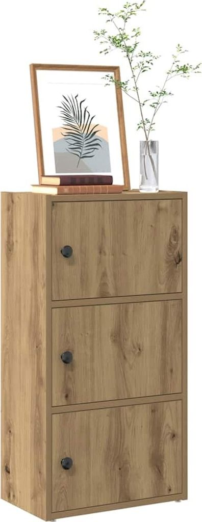 Maison Exclusive - Bücherregal Artisan-Eiche 40x24x77 cm Holzwerkstoff