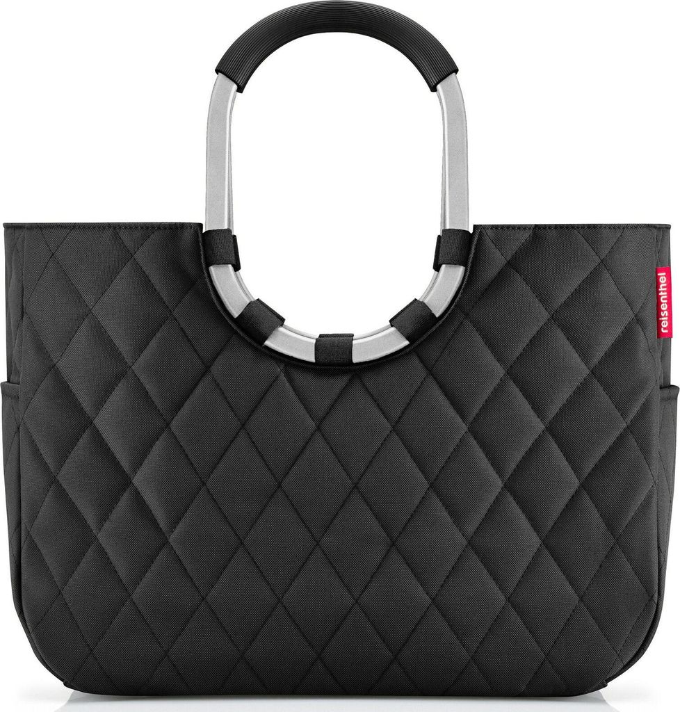 reisenthel loopshopper L, Einkaufstasche, Shopper, Tragetasche, Tasche, Rhombus Black, 25 L, OR7059