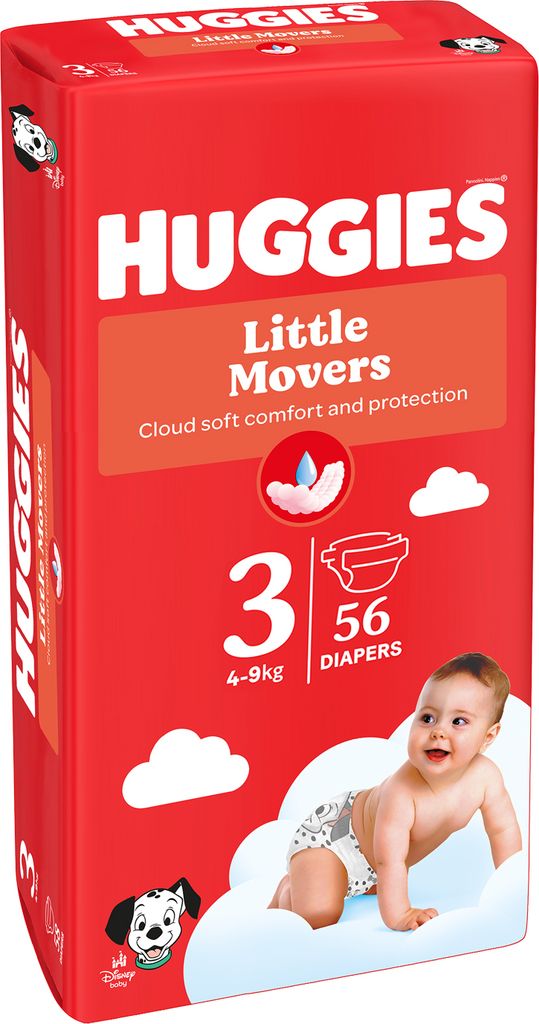 HUGGIES Windeln Ultra Comfort Jumbo 3 56 Stück Produktbild 