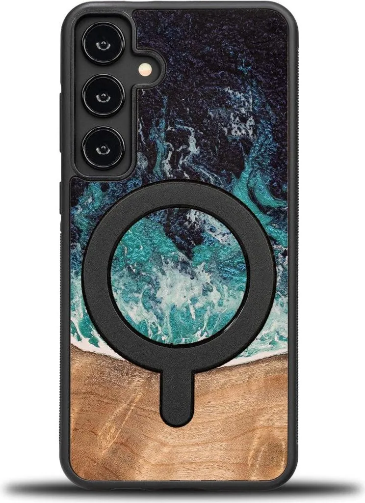 Custodia Antiurto Samsung S25 Plus Legno MagSafe Bewood Unique