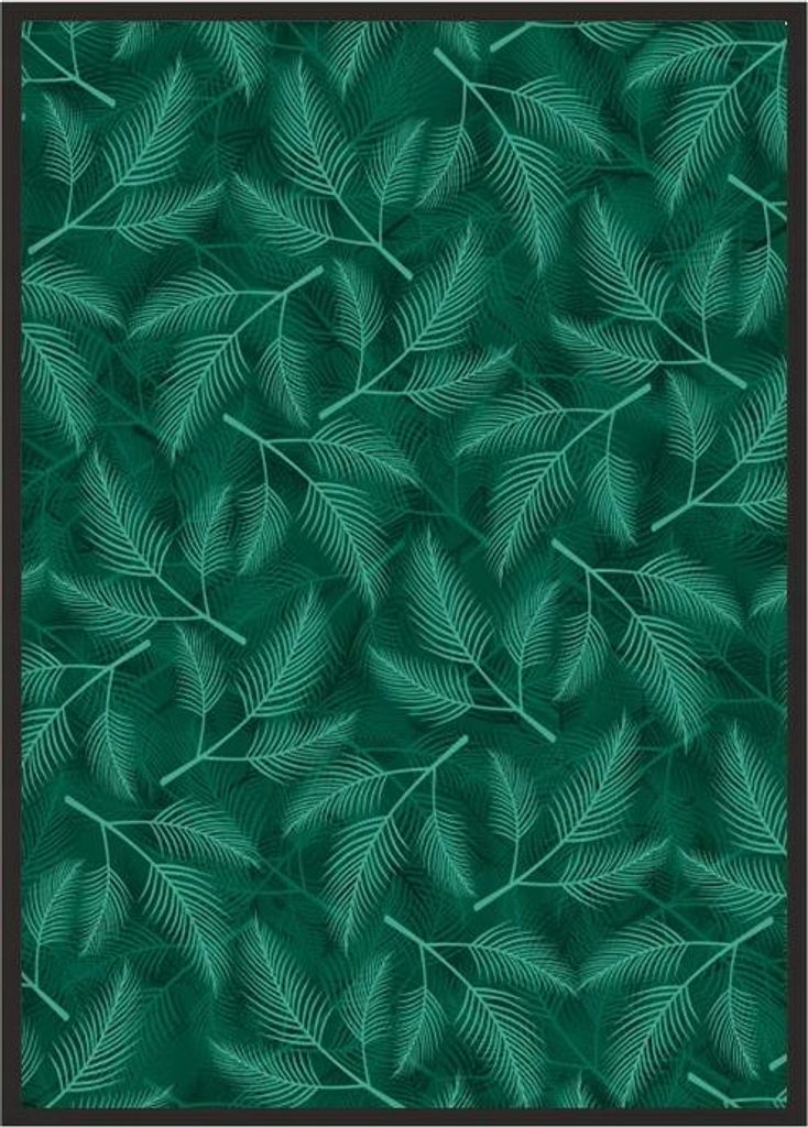 Bildplakat im Rahmen 43x33 cm Blätter P1154