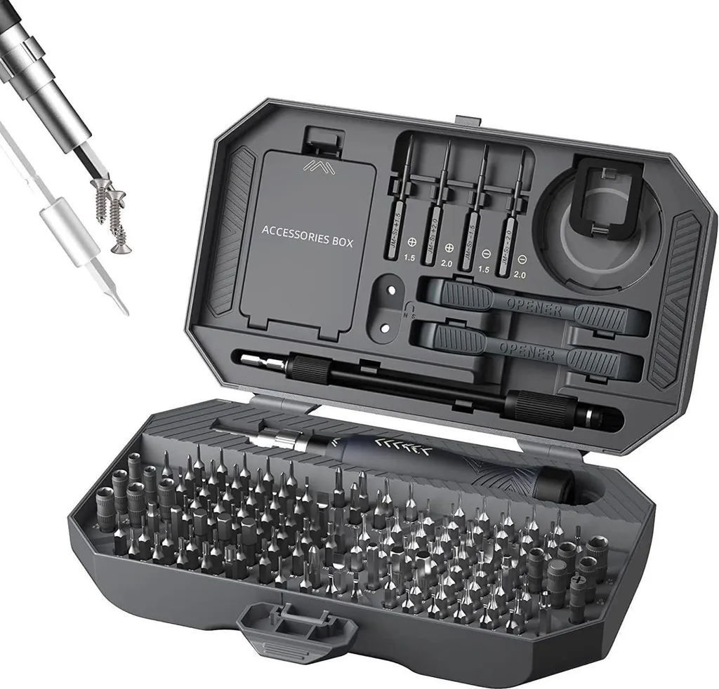 Kit tournevis de précision 164 en 1 magnétique pour réparation High-Tech
