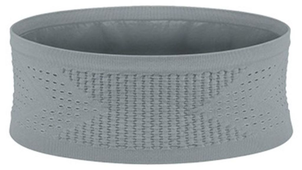 INF Ultraleichter atmungsaktiver Polyester-Laufgürtel mit drehbarem Fach Grau M