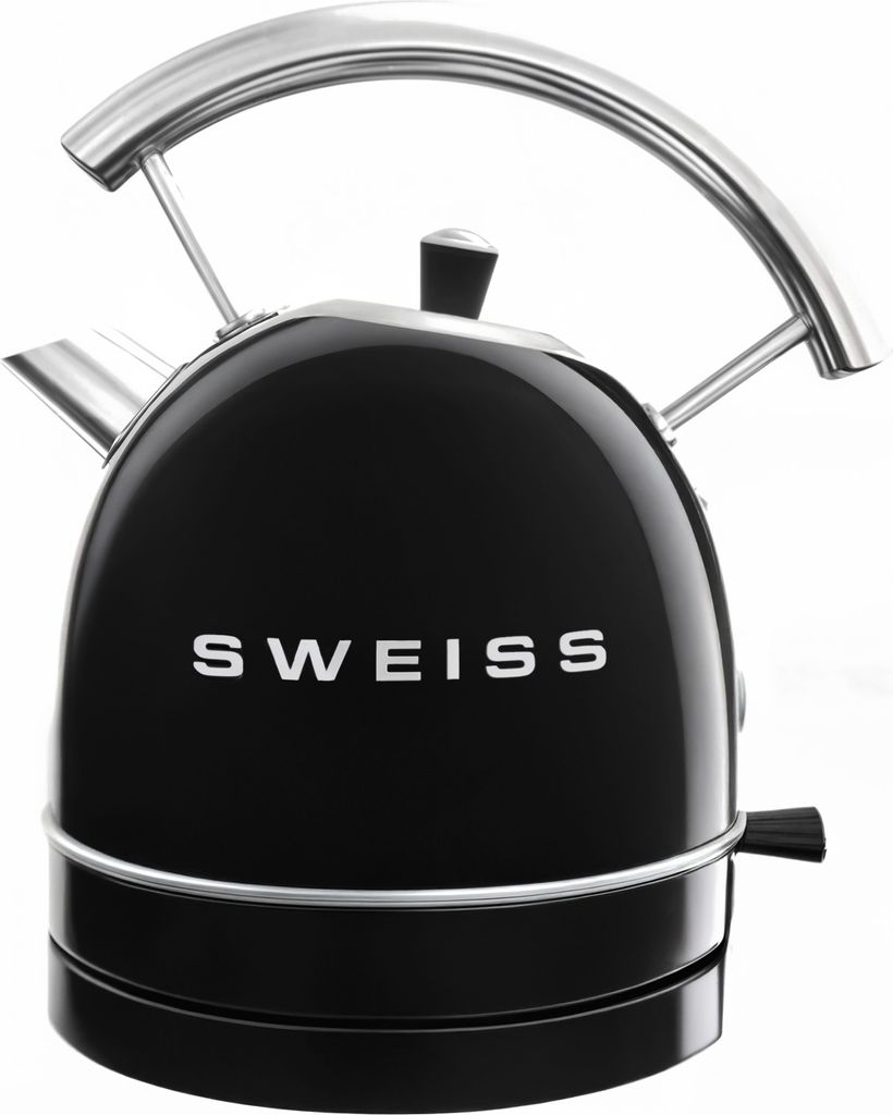 SWEISS Vintage Wasserkocher KTL9 Schwarz