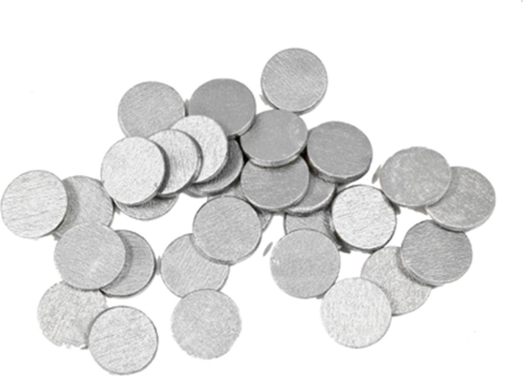 Tisch Dekoration Konfetti gross silber 1,2cm 10g - Einheitsgröße