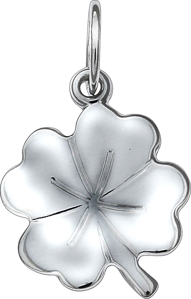 F Anhänger 925/- Sterling Silber 1,7cm weiß 371240334R