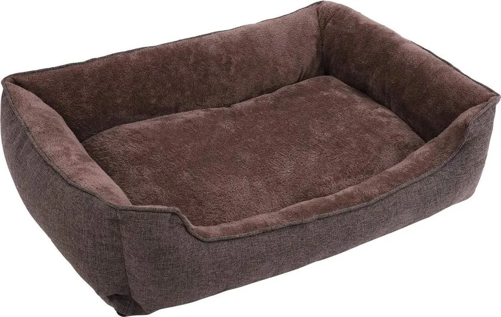 Lit lavable pour chien 110 cm marron - Fini les mauvaises odeurs !