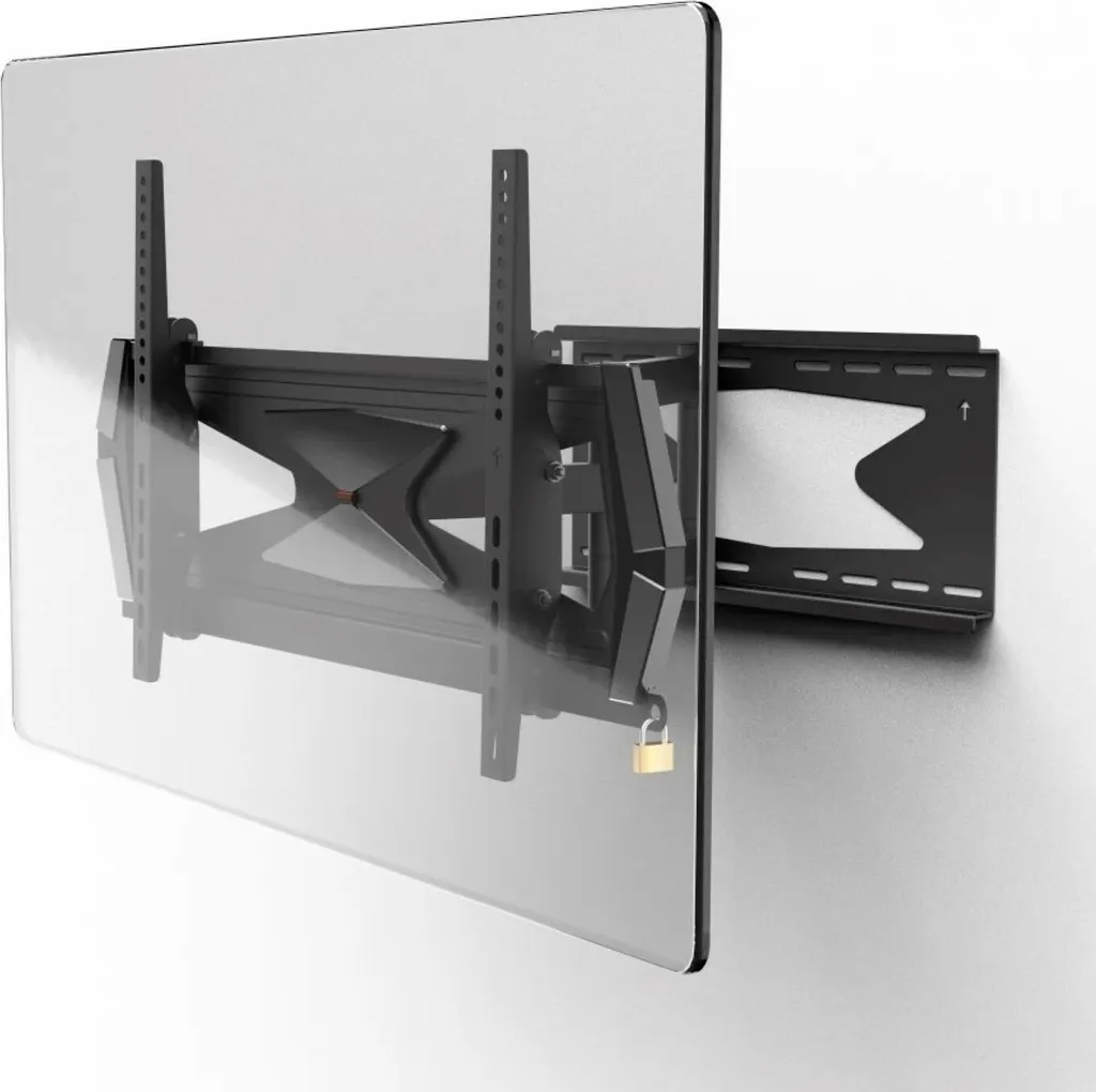 Support TV robuste 80 pouces anti-reflets avec inclinaison réglable - 9