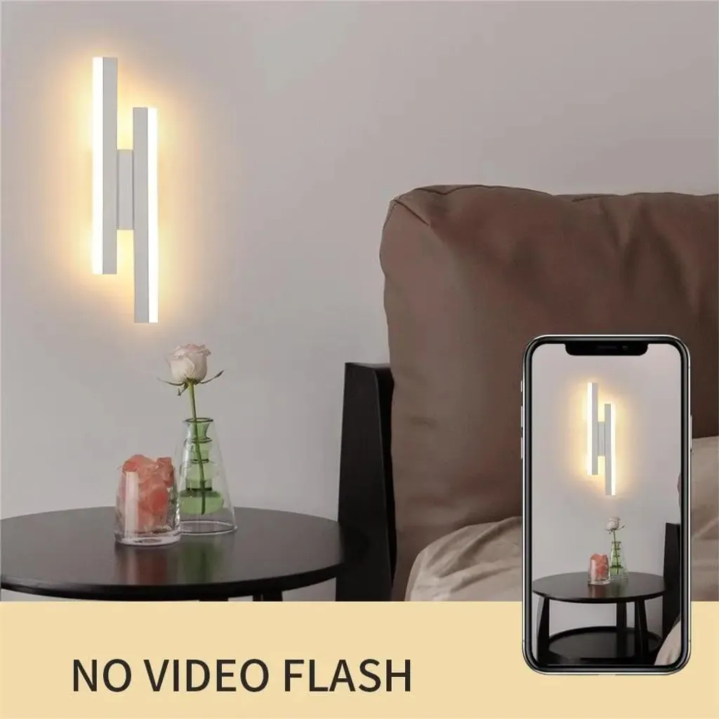 Lampe murale LED design long en aluminium avec 3 modes d'éclairage - 10