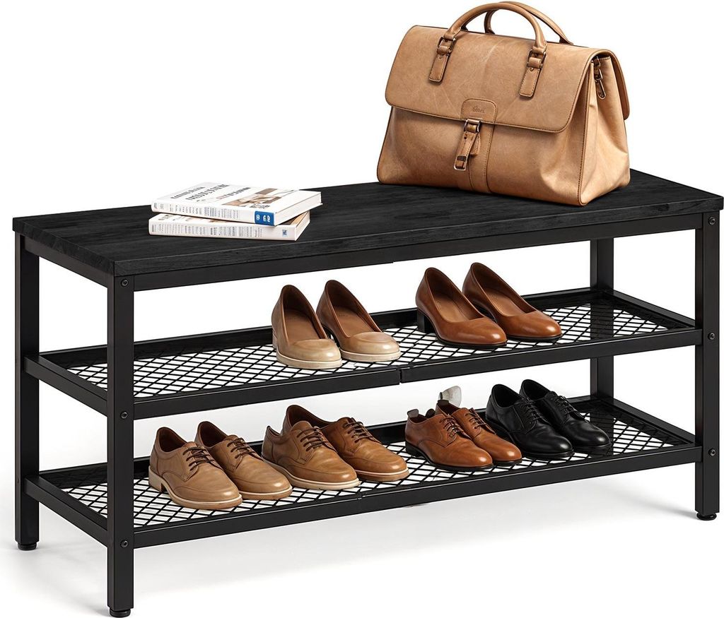 Goliving Schuhregal - Flurbank - Industriell - 80x30x45 - Produktbild 