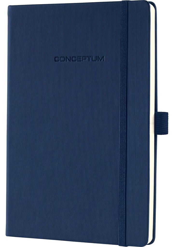SIGEL CO656 Notizbuch Conceptum, Hardcover, ca. A5, kariert, blau, 194 S.