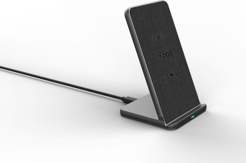 Rapoo QI-Ladepad XC360, kabellos, 15W, Grau