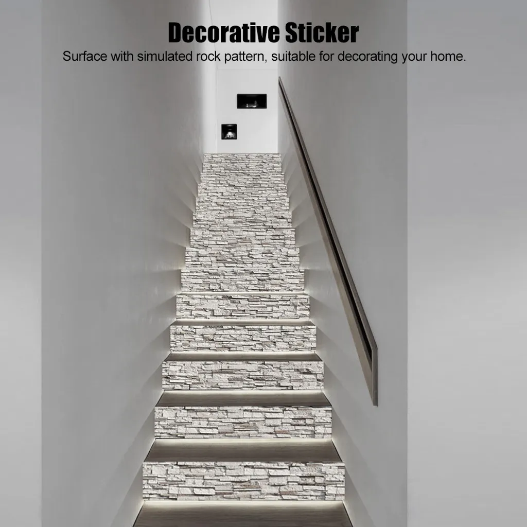 Sticker Escalier PVC Imperméable et Lessivable - Décoration Durable