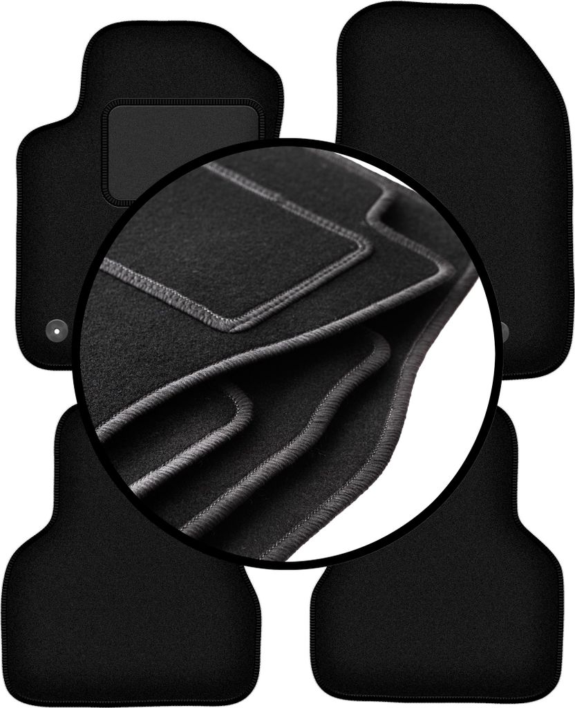 Komplettset Veloursmatten für: Alfa Romeo Giulietta Schrägheck (2010-2020)