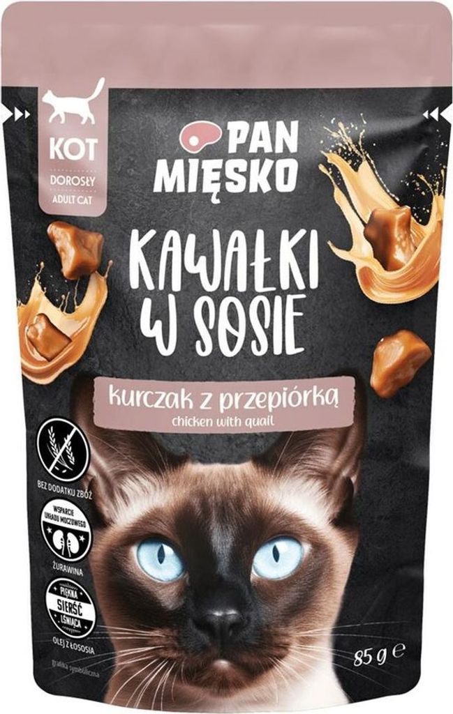 PAN MIĘSKO Morceaux en sauce Poulet avec caille - Image du produit 