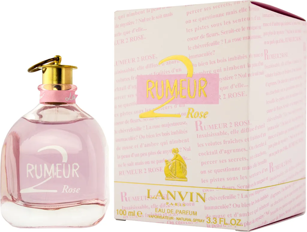 Eau de parfum Lanvin Rumeur 2 Rose 100 ml pour femme romantique