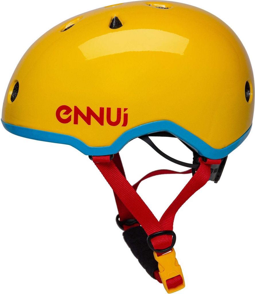 ["Ennui Erwachsene Helm Elite Yellow (inkl. herausnehmbarem Visor)","für Inline","Skateboard","Fahrrad","Scooter"]