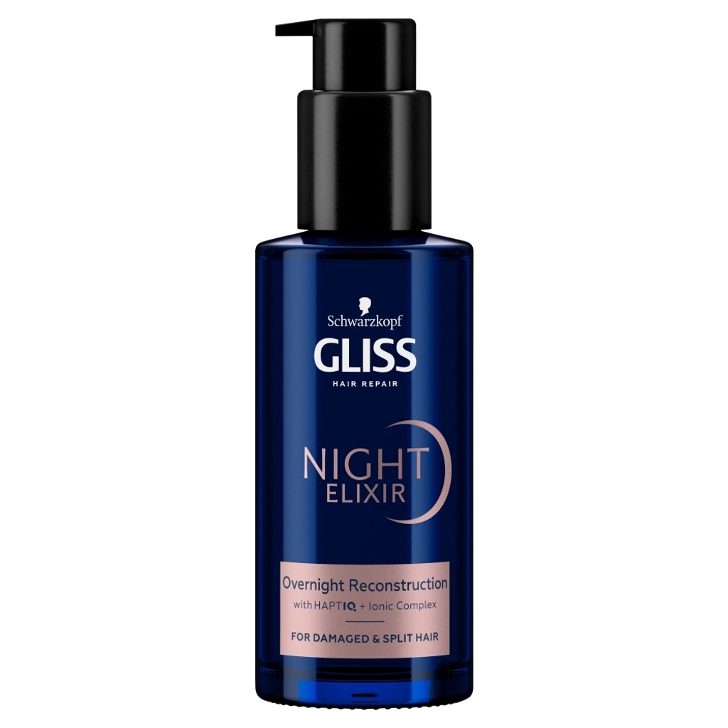 Schwarzkopf GLISS Hair Repair Night Elixir Overnight Reconstruction 100ml