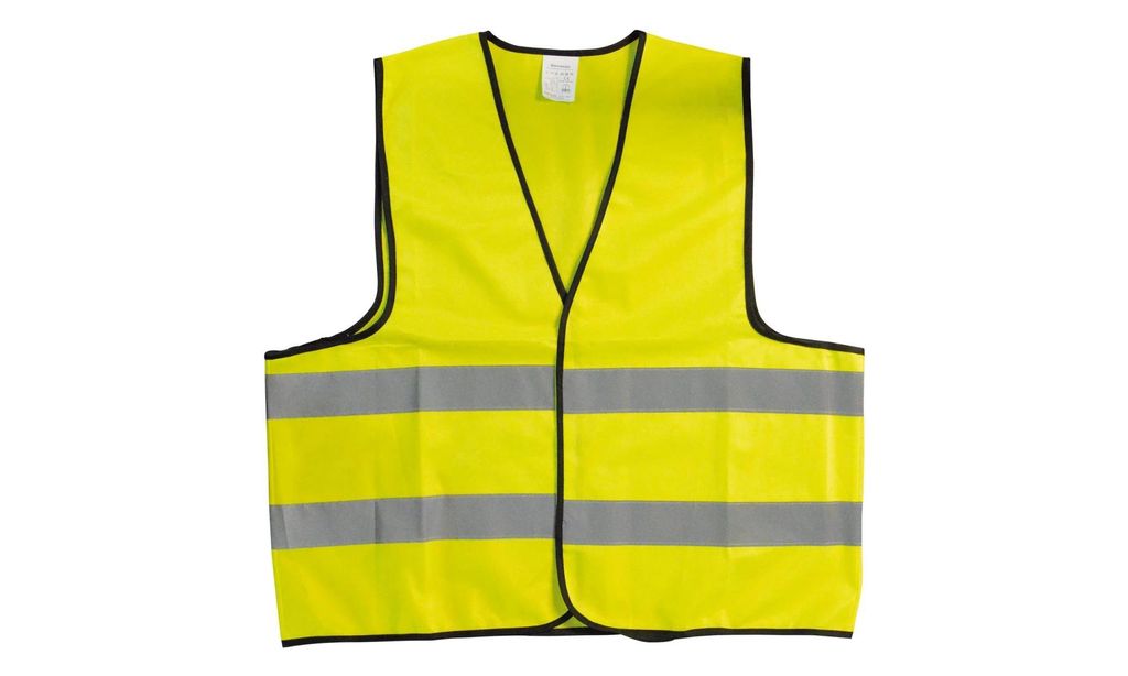 4 Stck. KFZ-Warnweste DIN EN 471/ Class 2 in neon/gelb für Ihre Sicherheit. Unisize.