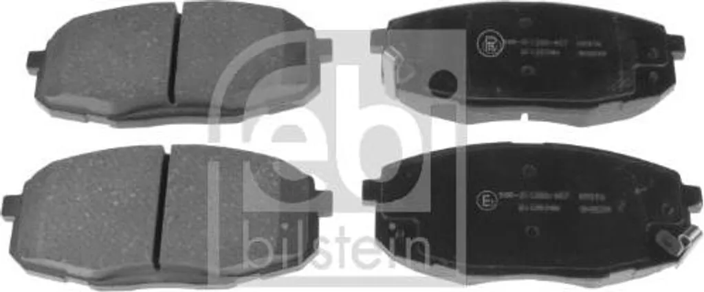 Plaquettes de frein FEBI BILSTEIN 175206 OE 581011MA00 pour Cerato