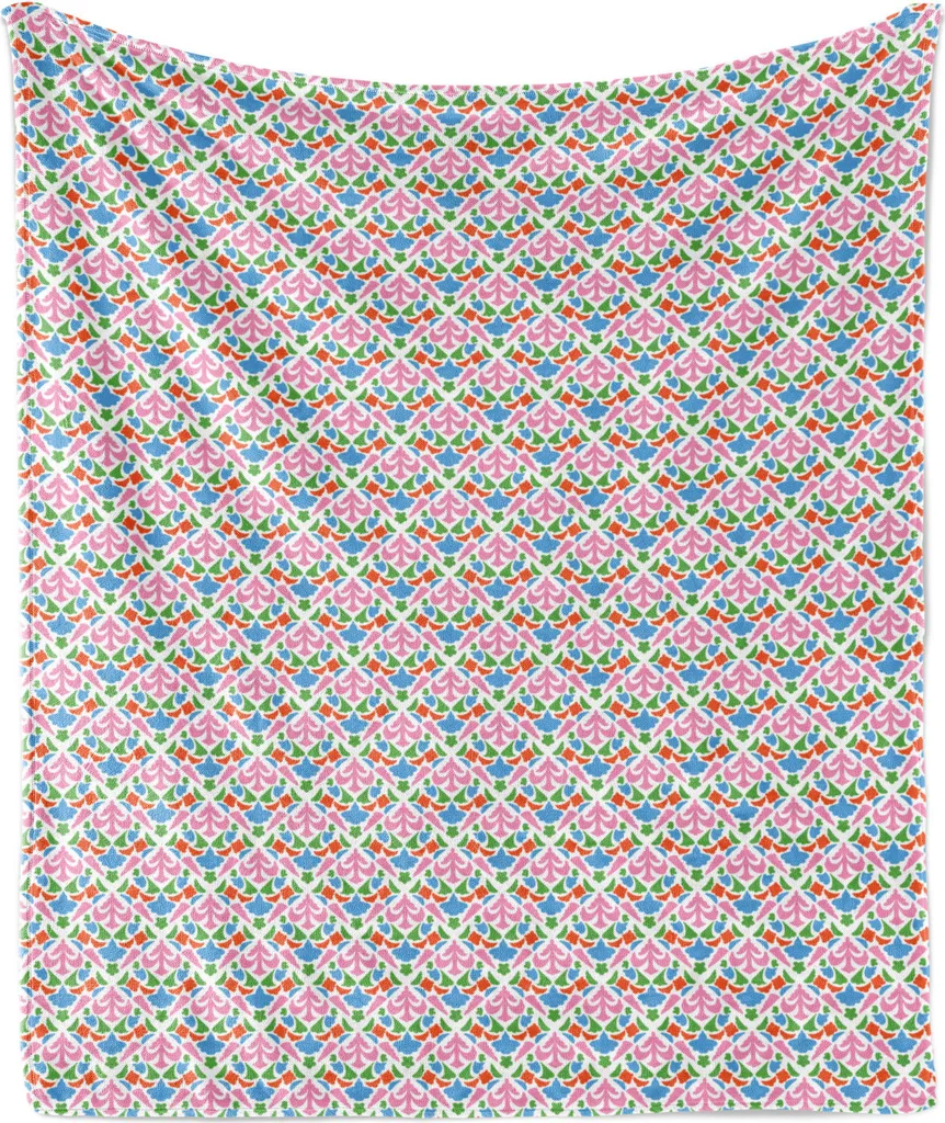 Coperta ABAKUHAUS in Pile Flanella Damasco 125x175 cm | Plaid Morbido