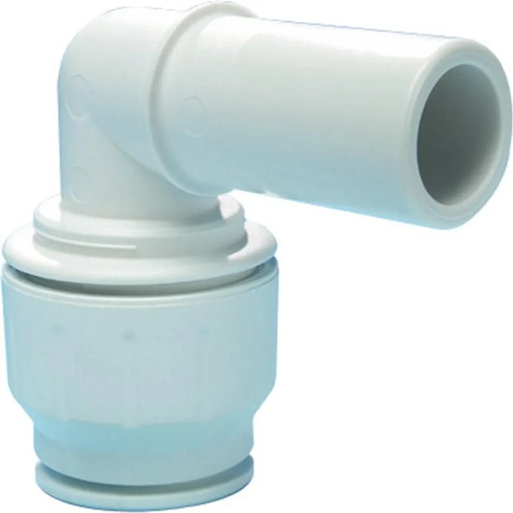Coude égal 15 mm Jonction Lisse 90° John Guest pour Circuit Plomberie