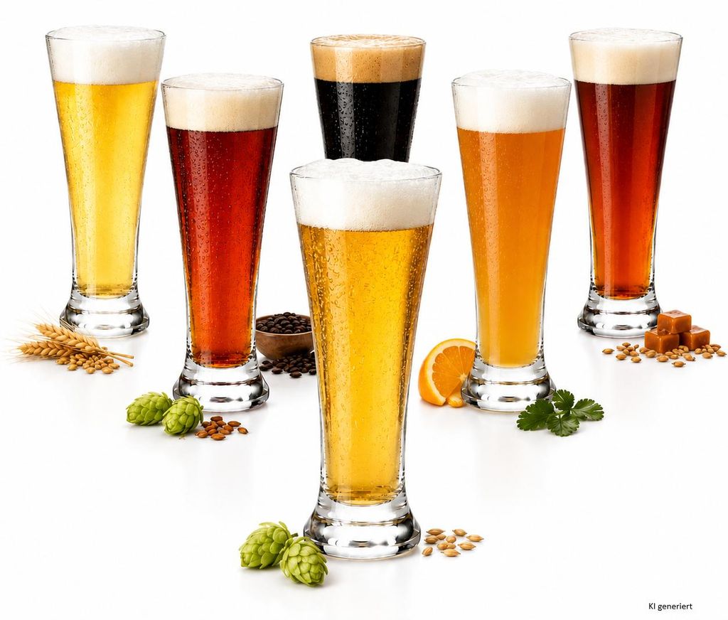 6 sklenic na pivo Bernd Pub, objem 0,3 l, vhodné pro 6 Obrázek produktu  Obrázek vytvořený pomocí AI