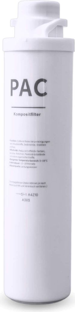 Health Rise Pure Water Basic – PAC Filter | Filterwechselzyklus 6-8 Monate
