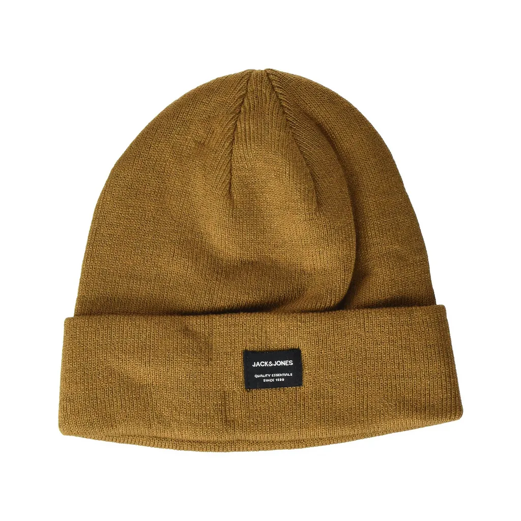 Bonnet Jack & Jones DNA avec patch logo et revers ajustable en maille