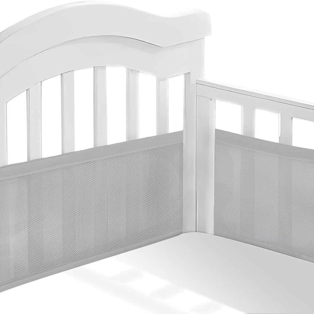 OKWISH 2 Stück Bettgitter, Sicherheitsschutz, Bettgitter zum Schutz vor Stürzen für Kleinkinder, Babys und Kinder 160cm、340cm Grau