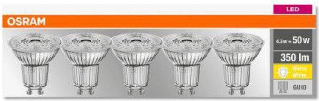 OSRAM Lamps LED Base PAR16 Reflektorlampe, Sockel: GU10, Produktbild 11