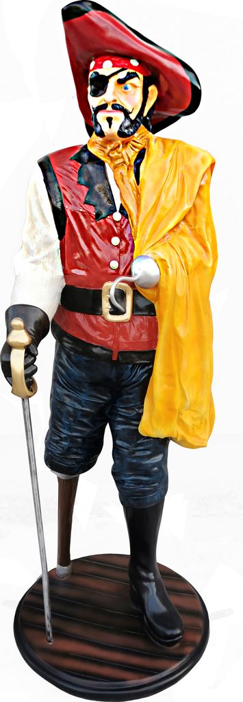 Designer Abstrakte Dekoration Statue Dekoration Figur Pirat Skulpturen Statue