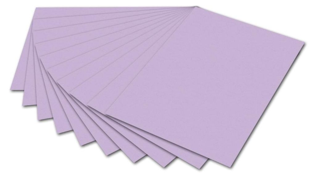 folia Tonpapier DIN A4 130 g/qm lila 100 Blatt