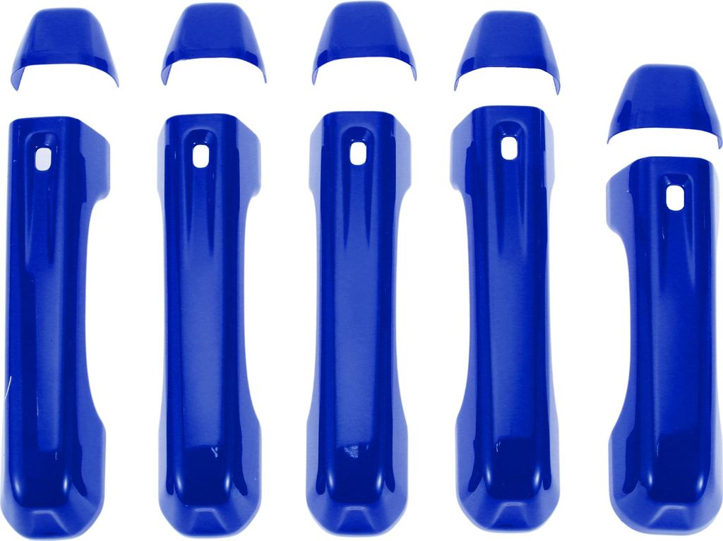 Türgriffabdeckung für Jeep Wrangler JL JLU 2018-2021 Langlebig | Heckklappengriffabdeckung Blau 1 Set