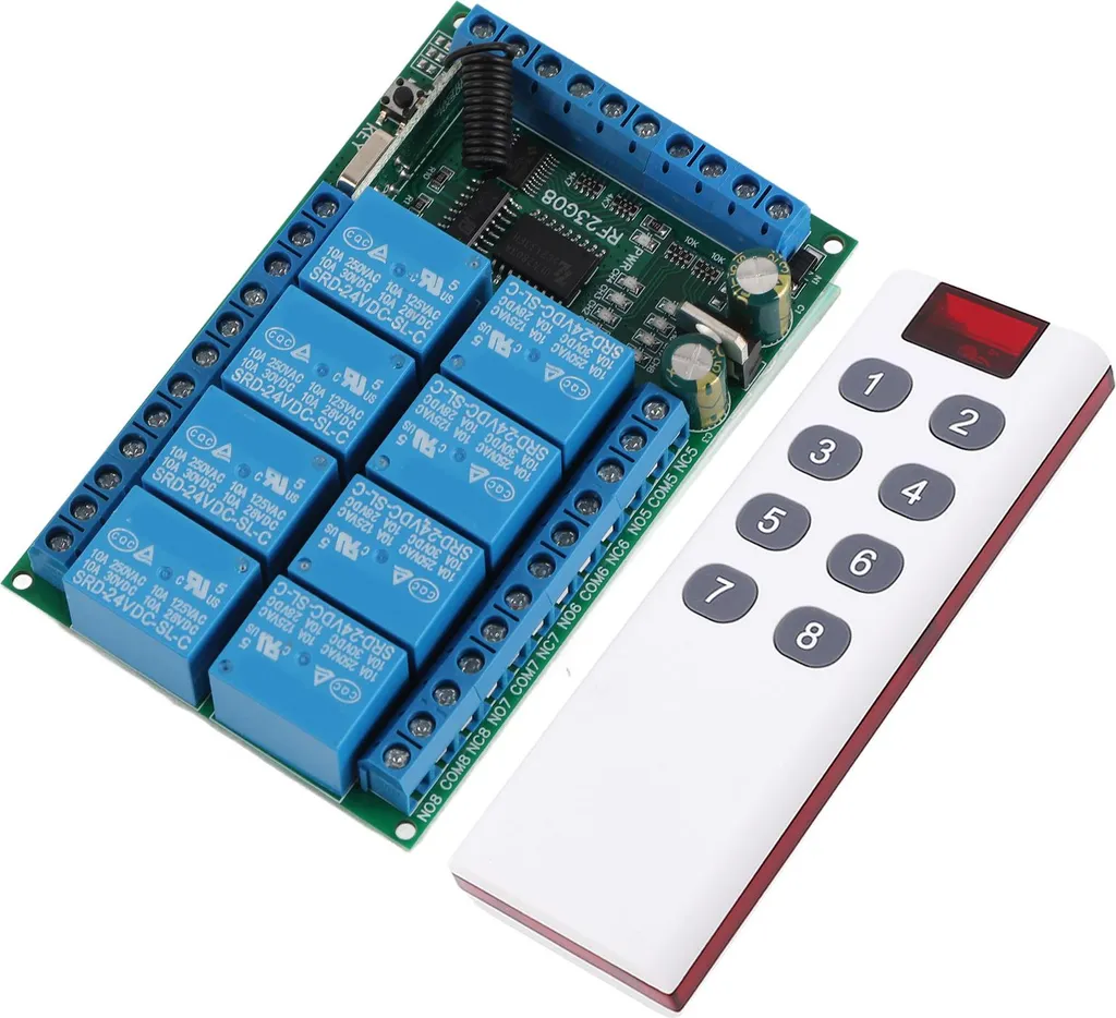 Module 8 canaux 433MHz 24V pour réparer ou étendre vos commandes RF - 6