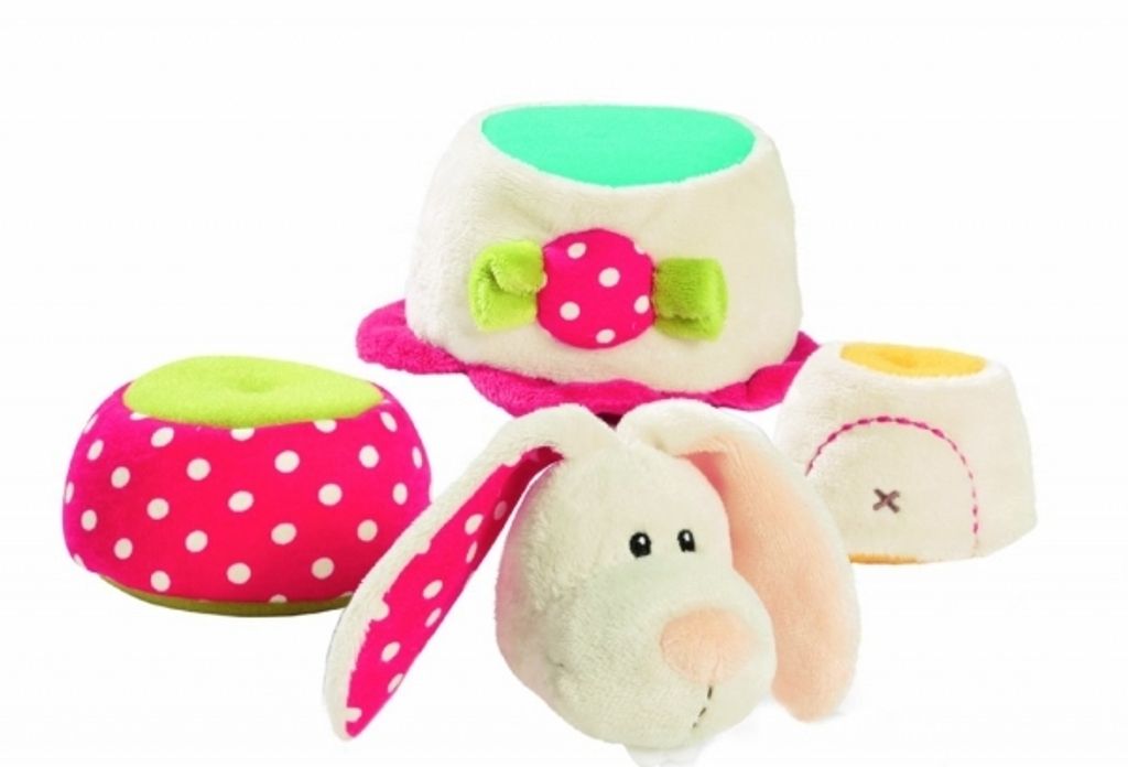 Nici 33519 - Stapelhase Plüsch 4-teilig Produktbild 