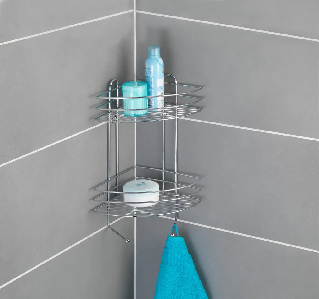 Serviteur de douche d'angle WENKO panier de rangement mural - 4