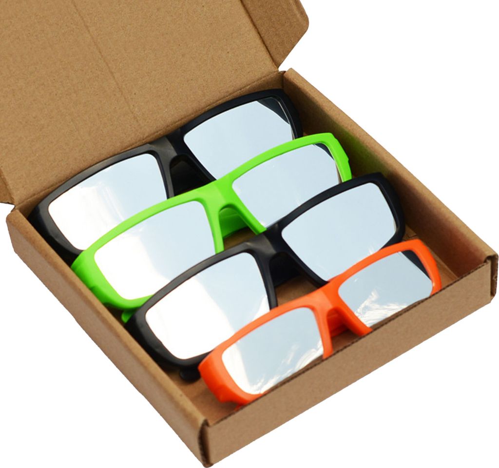 4 Stück Totale Sonnenfinsternis-Brille ABS-Kunststoff Produktbild 