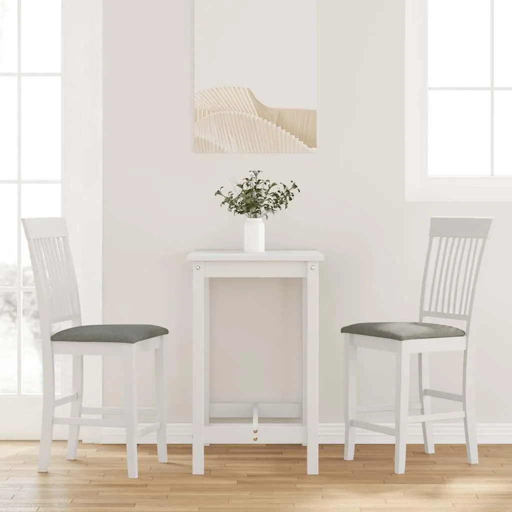 Maison Exclusive Set 2 Sgabelli Bar Bianco - Design Elegante Legno