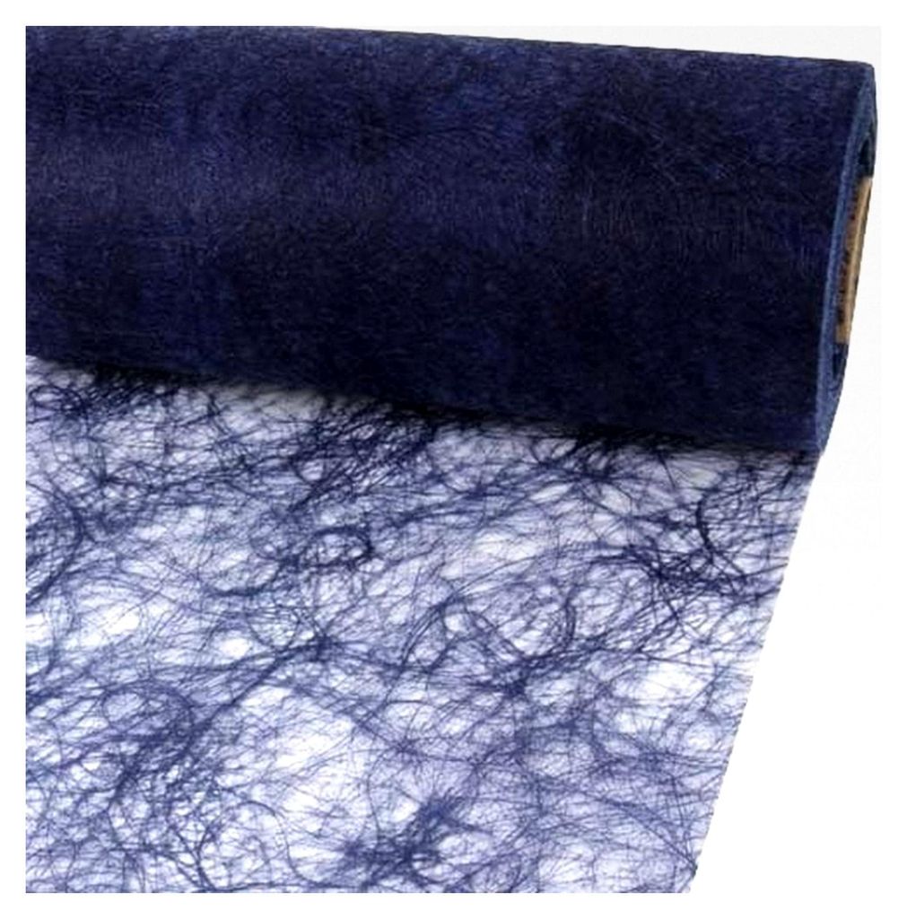 25m Sizoflor Original Tischband Tischläufer 20cm, Farbe: dunkelblau