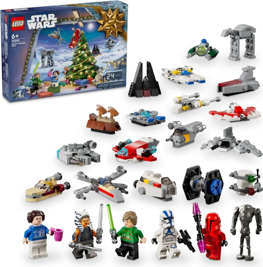 Cadeau de Noël LEGO Star Wars 2024 - Calendrier de l'Avent 75395 Enfant