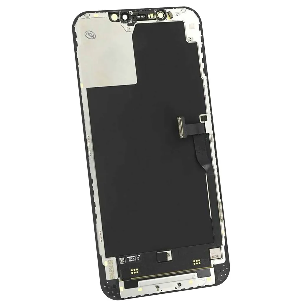 Solution Écran iPhone 12 Pro Max Cassé : Bloc LCD + Tactile Noir Clappio