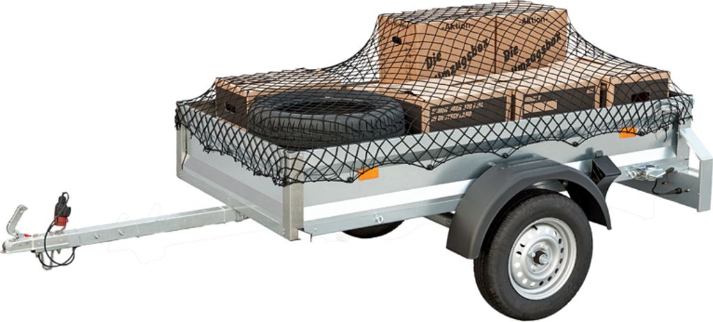 Anhängernetz 210 x 125 cm dehnbar auf 300 x 200 cm Produktbild 