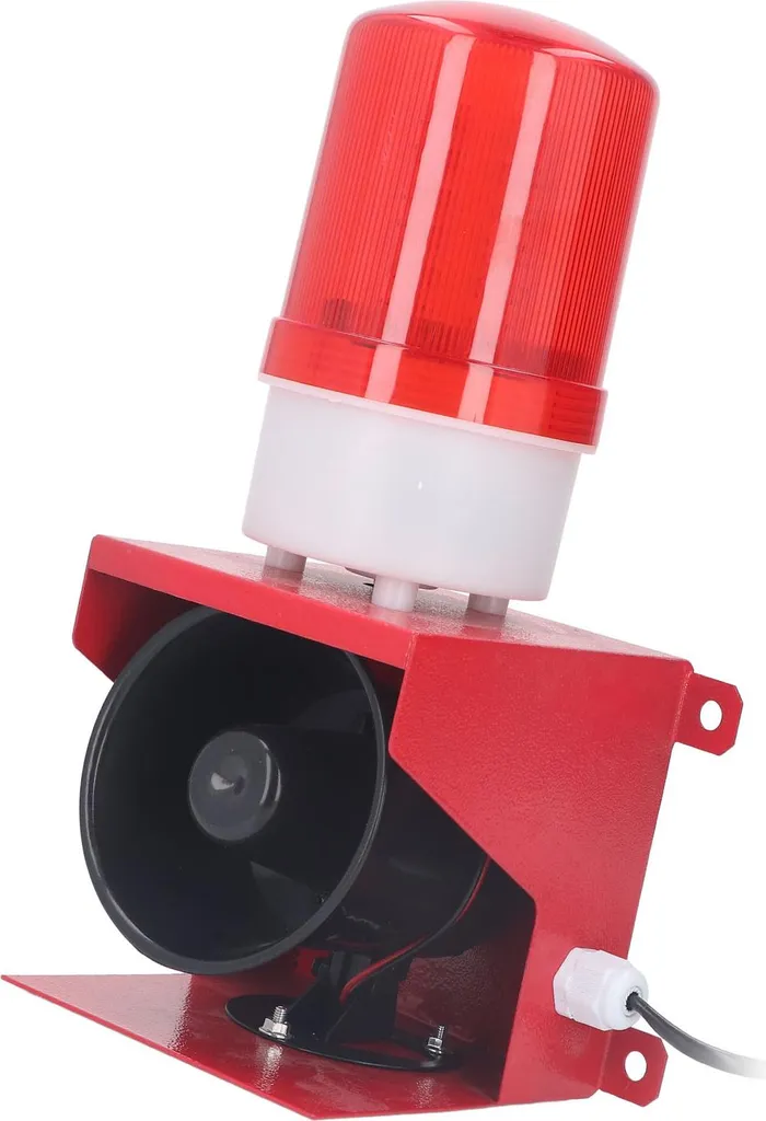 Alarme de Sécurité Industrielle 115dB avec Stroboscope pour Zone à Risque