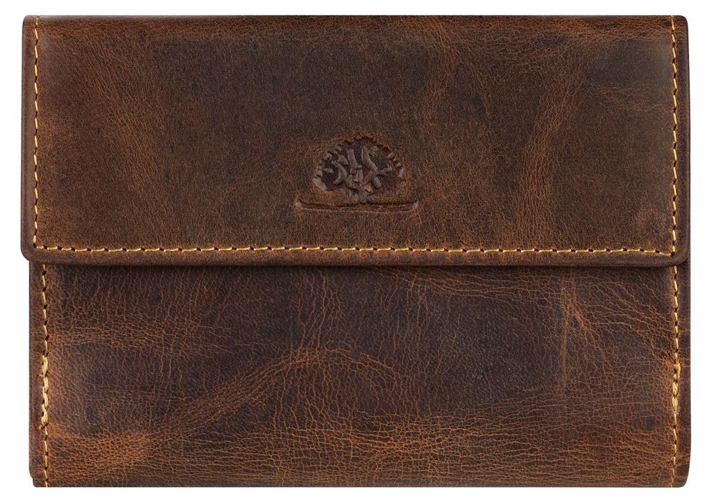 GREENBURRY Geldbörse Vintage Wallet Brown braun Produktbild 