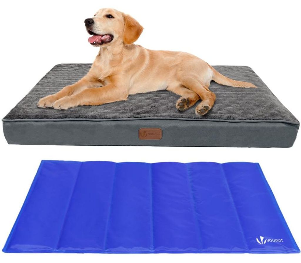 VOUNOT® Orthopedisch hondenbed met koelmat, hondenmand voor Productafbeelding 