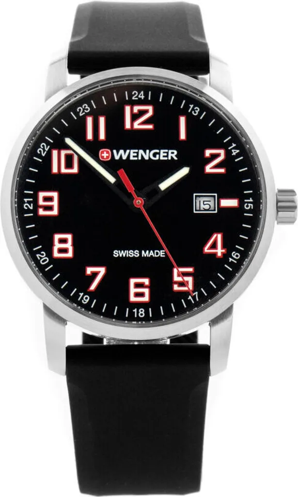 Wenger 01.9041.127 Orologio Uomo Acciaio - Business Look Svizzero