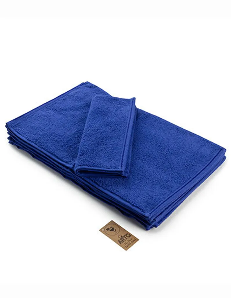 Set Asciugamani Ospiti A&R Blu 30x50 cm - Cotone Resistente Lavabile